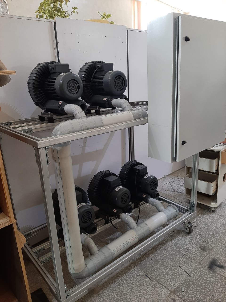 ساکشن مرکزی دندانپزشکی دانشگاهی MegaZomit-P240 — تصویر ۳
